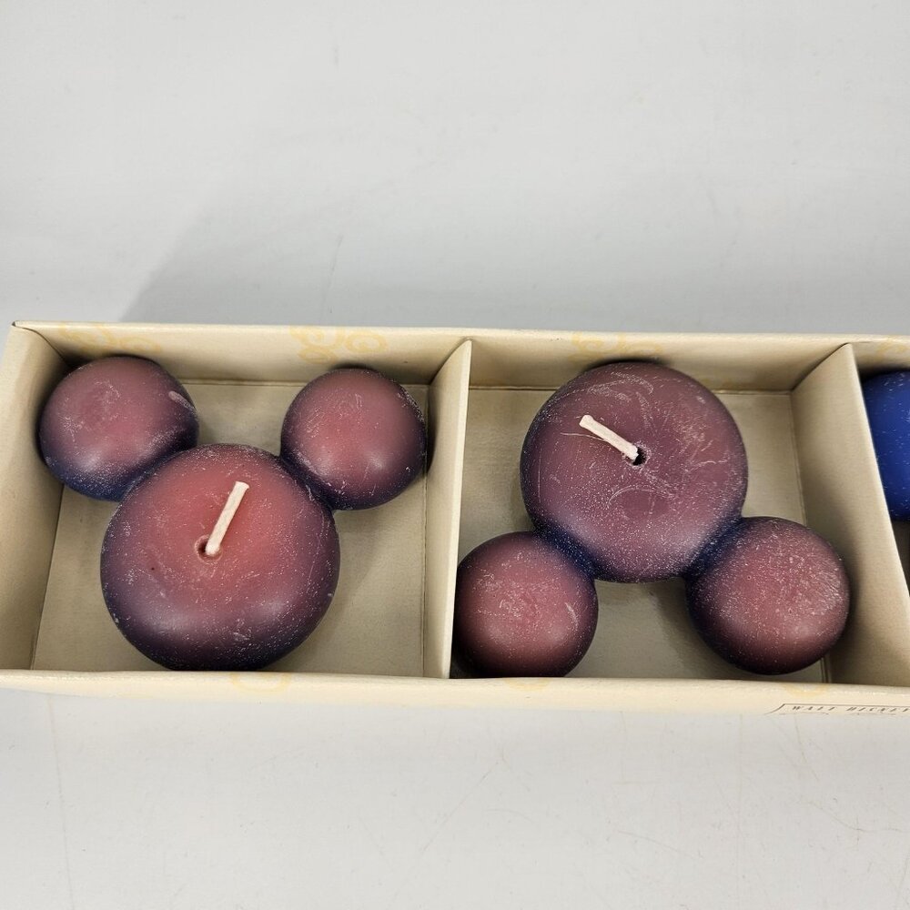 Disney Mickey Mouse Head Floating Candles Set Of 4 Walt Disney World At Home - Picture 8 of 12